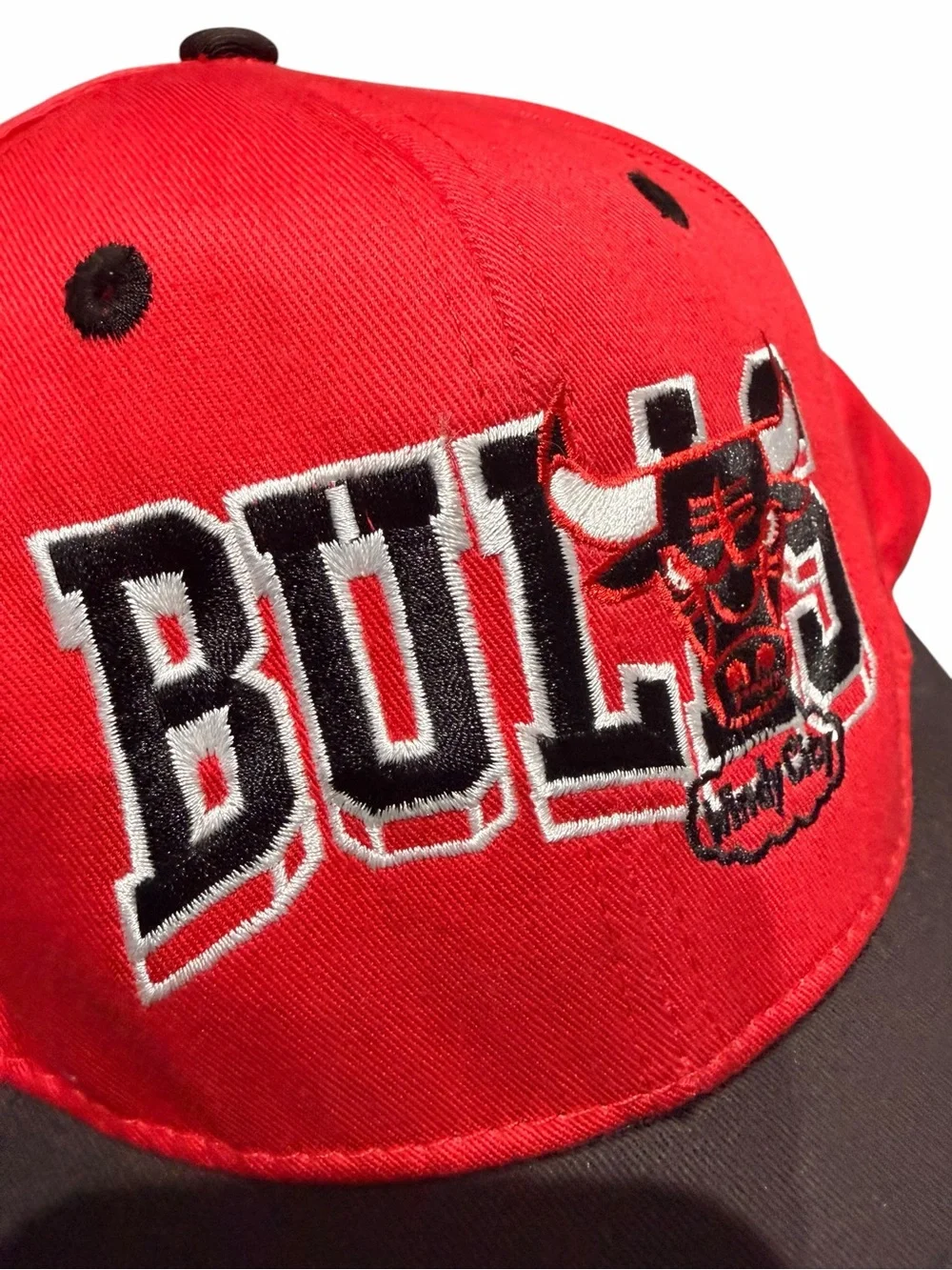 Adidas Hardwood Classics Chicago Bulls Windy City Snapback Hat Cap Red Black Gre